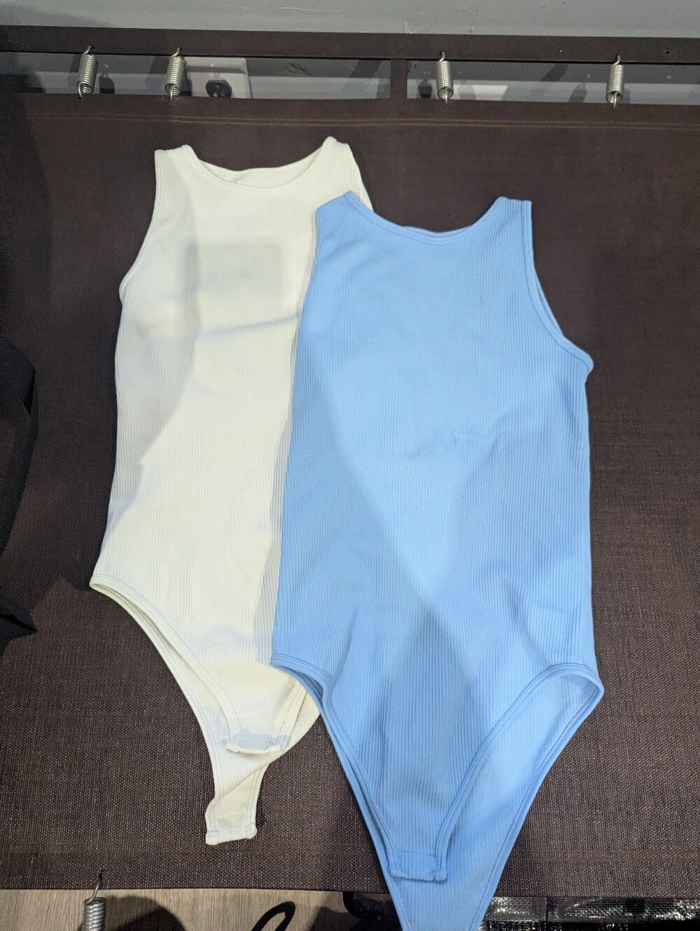 2 Ribbed Compression Body Suits
